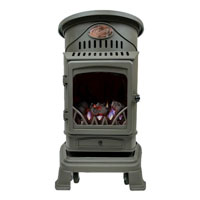 Provence 3.4kW Gas Heater  Honey Brown  With Cylinder