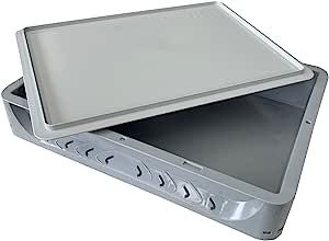 Solent Plastics 7 Litre Pizza Bread Dough Proofing Tray Lid   Tray Sold Separately 