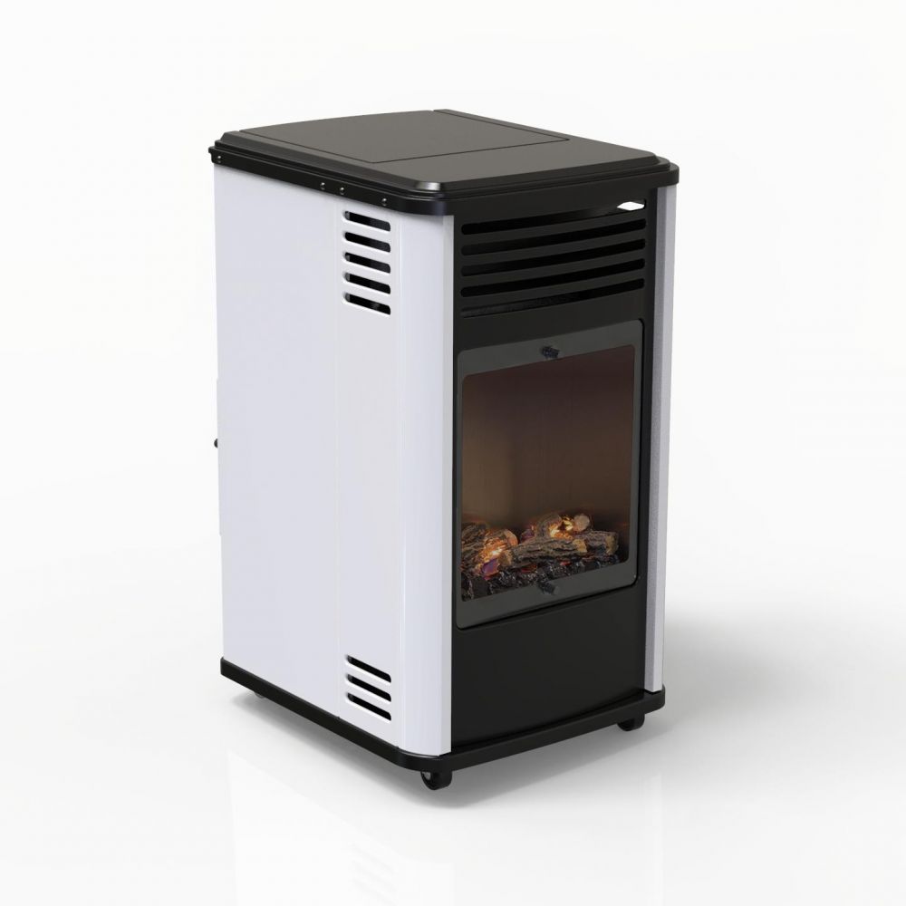 Manhattan 3.4kW Gas Heater - White Manhattan 3.4kW Gas Heater - White