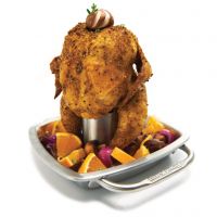 Broil King Stainless Steel Chicken Roaster with Pan