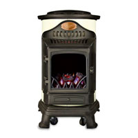 Provence 3.4kW Gas Heater  Cream  With Cylinder